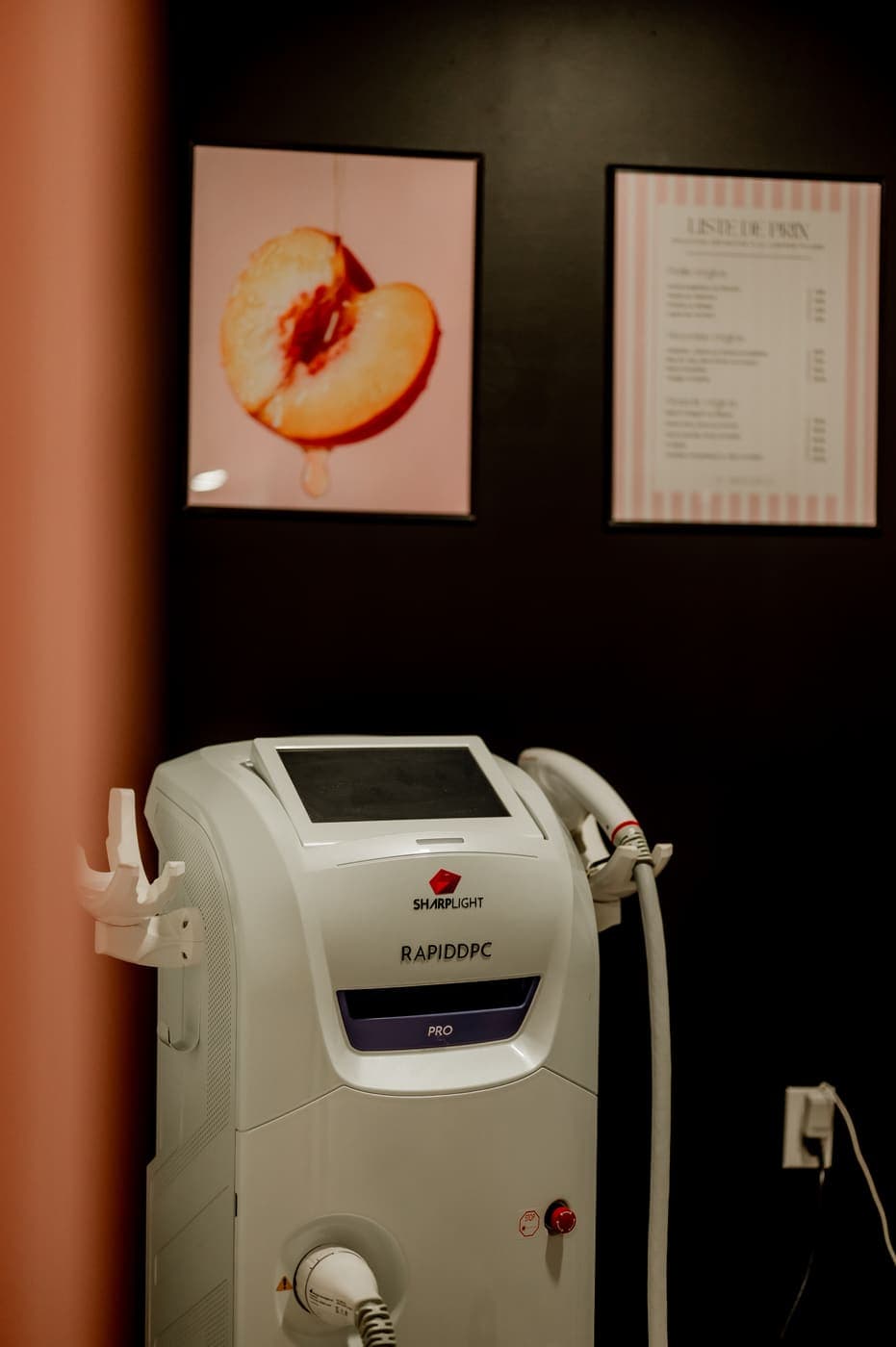 La salle laser SharpLight, pêche et velours